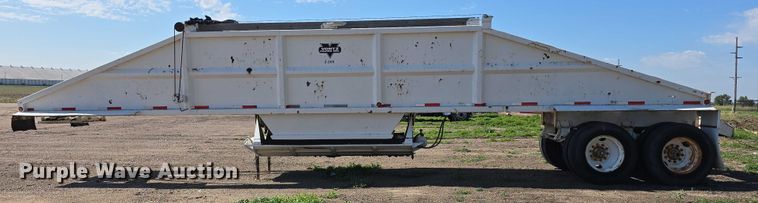 image for item DT6882 2003 Corn Belt Manufacturing Trailblazer S-4202 bottom dump trailer