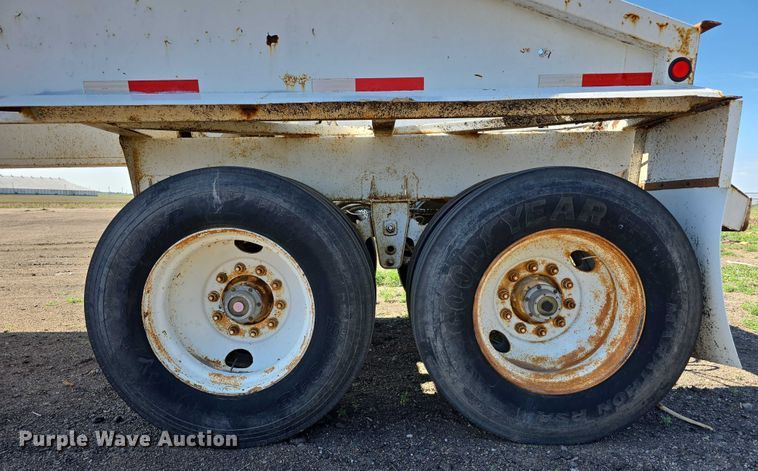 image for item DT6882 2003 Corn Belt Manufacturing Trailblazer S-4202 bottom dump trailer