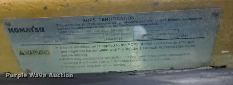 image for item DT6889 2006 Komatsu D61EX-15 dozer