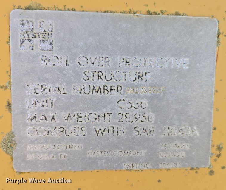 image for item DT6931 Hyster C530A pneumatic roller