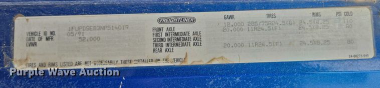 image for item DT7198 1992 Freightliner FDL120 semi truck