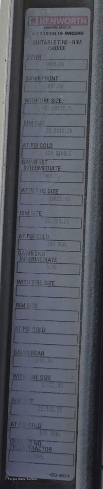 image for item DT7204 2004 Kenworth W900 ready mix truck