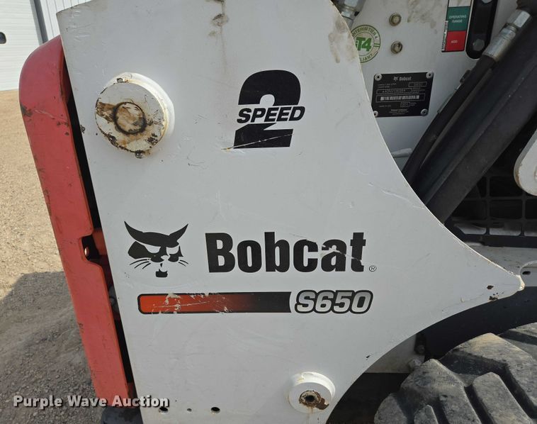 image for item DT7209 2011 Bobcat S650 skid steer loader