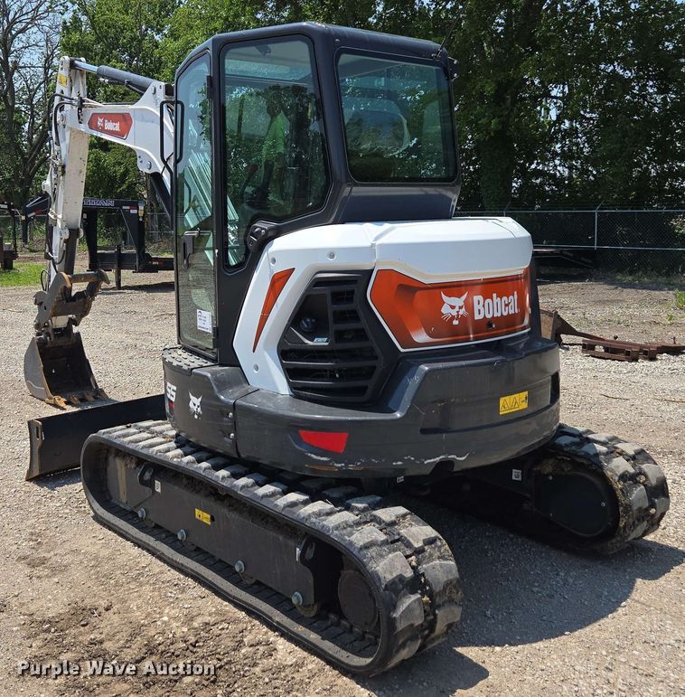 image for item DU7783 2024 Bobcat E55 mini excavator