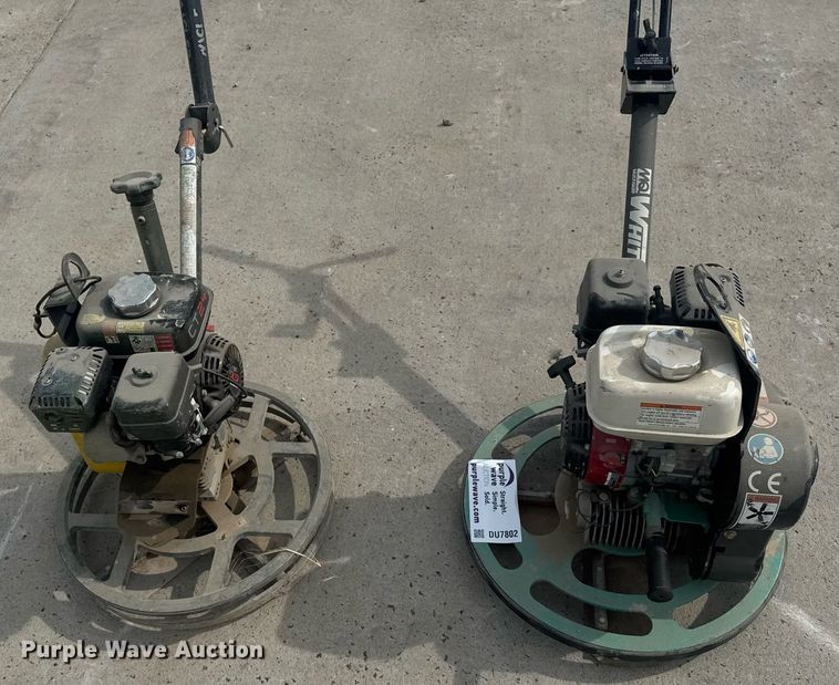 image for item DU7802 (2) power trowels