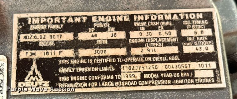 image for item DU9818 2000 JLG 450A boom lift