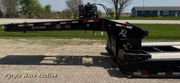 image for item DV2611 2012 XL Specialized Trailers XL110HDG lowboy equipment trailer