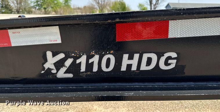 image for item DV2611 2012 XL Specialized Trailers XL110HDG lowboy equipment trailer