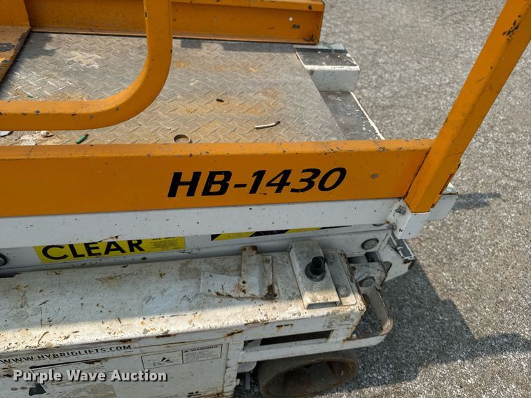 image for item DV2719 2016 HY-BRID 1430 scissor lift