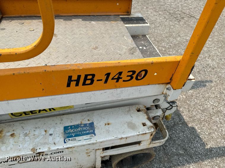 image for item DV2720 2015 HY-BRID 1430 scissor lift