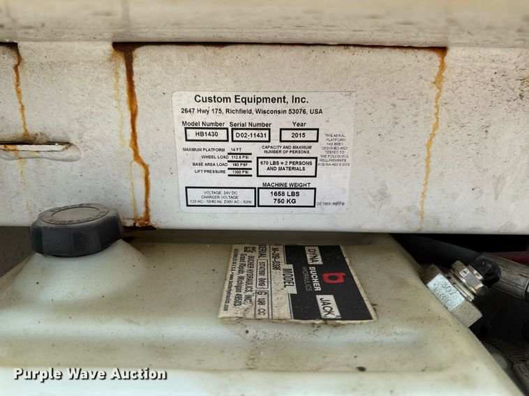 image for item DV2720 2015 HY-BRID 1430 scissor lift