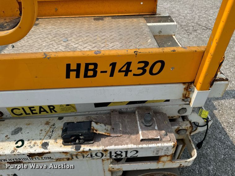 image for item DV2725 2016 HY-BRID 1430 scissor lift
