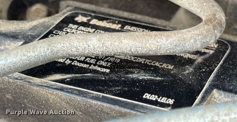 image for item DV4110 2019 Bobcat T595 tracked skid steer loader