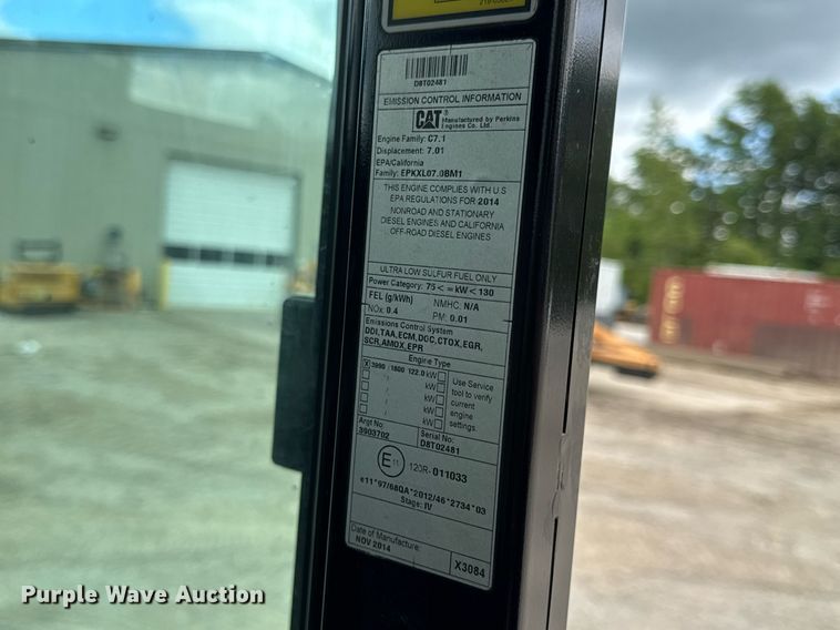 image for item DV4112 2015 Caterpillar 323FL excavator