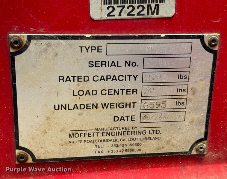 image for item DV4127 Moffett M55 forklift