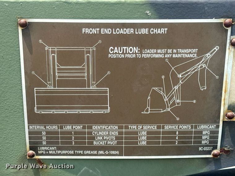 image for item DV4131 1987 Freightliner UC03JL Unimog emplacement excavator