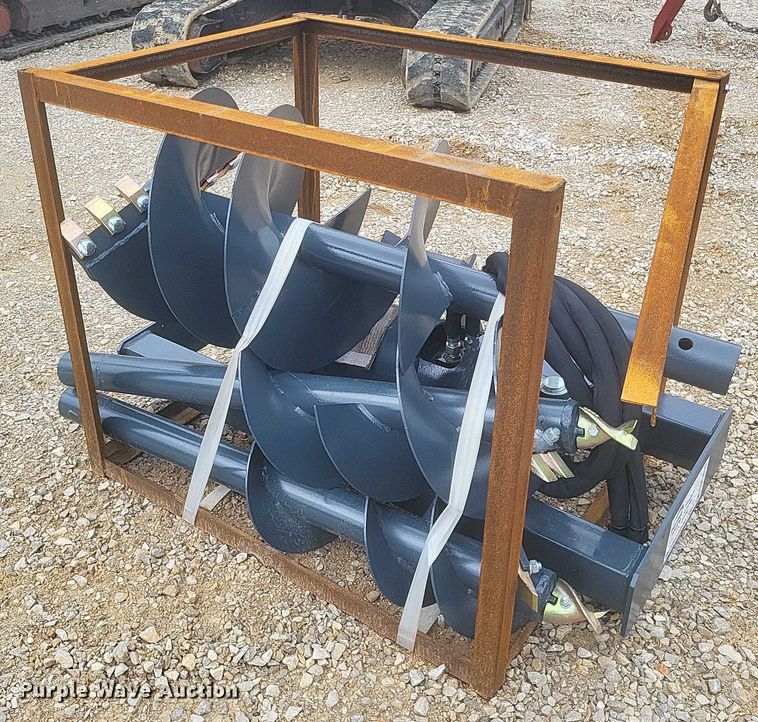 image for item DW7046 Handy Attachments SSA18 skid steer auger