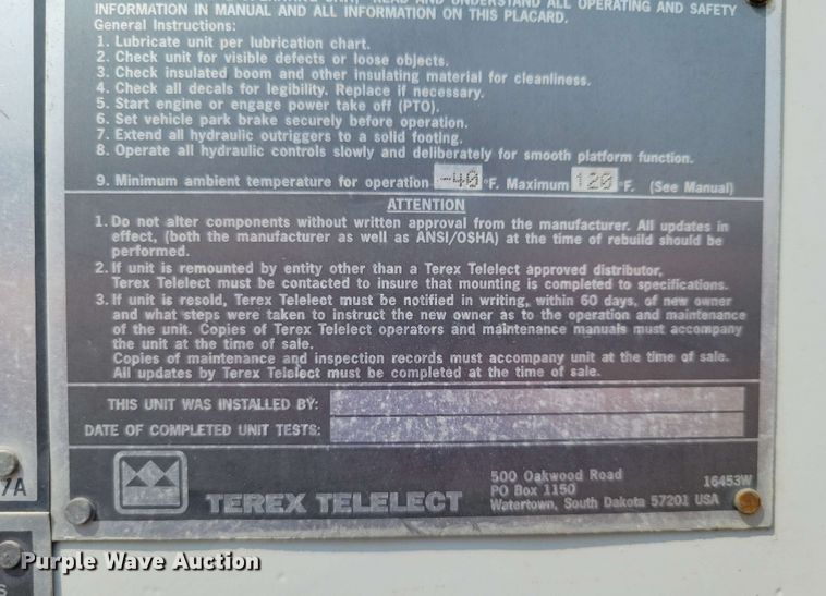 image for item DX6995 2013 Freightliner M2 bucket truck