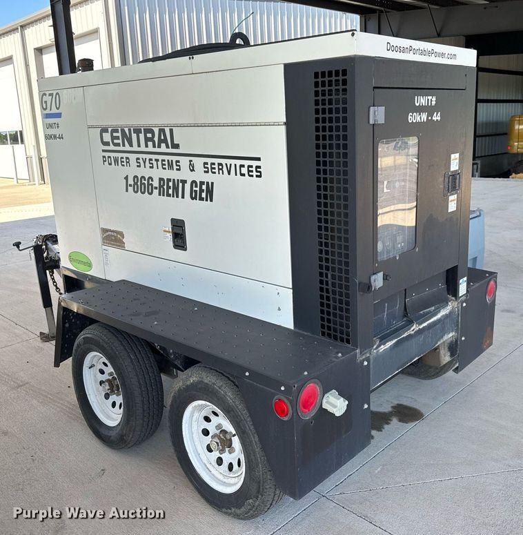 image for item DX8992 2012 Doosan G70WJD-2A-T3 generator