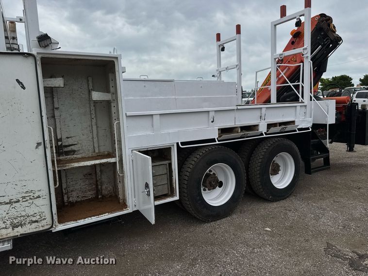 image for item DY0021 2007 Freightliner Business Class M2 Crew Cab crane truck