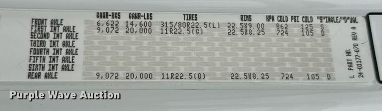 image for item DY0021 2007 Freightliner Business Class M2 Crew Cab crane truck