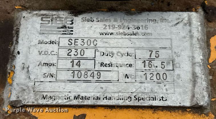 image for item DY0063 SIEB SE30C magnet