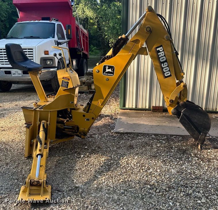 image for item DY0131 John Deere Pro 900 SSL skid steer backhoe