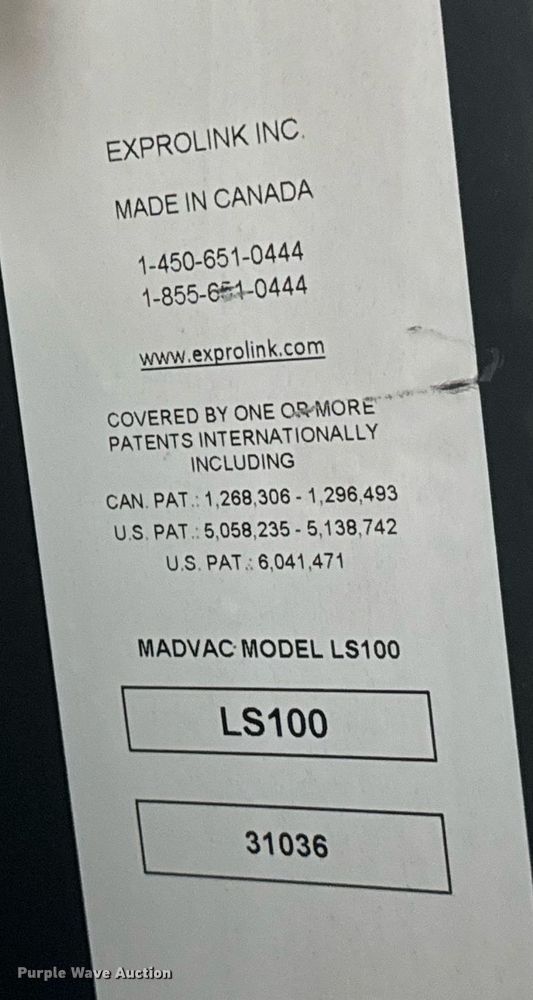 image for item DY0160 Madvac LS100 street sweeper