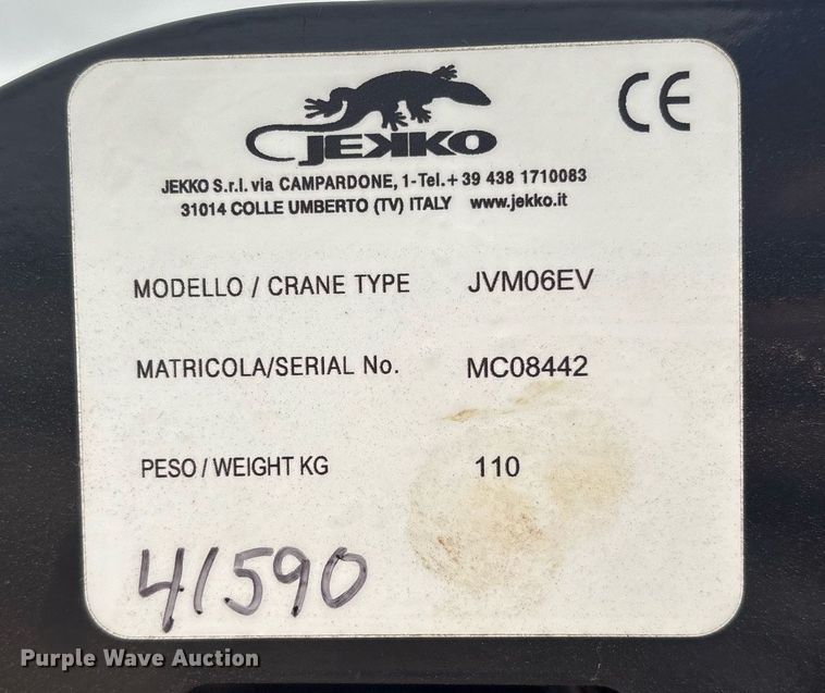 image for item DY0543 2023 Jekko MPK06 compact crane