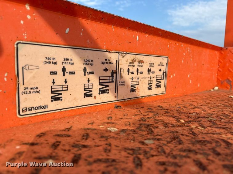 image for item DY0576 2017 Snorkle S4726E scissor lift