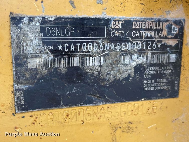 image for item DY0579 2017 Caterpillar D6N LGP dozer