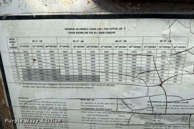 image for item DZ8496 1973 Bucyrus Erie 45C crane