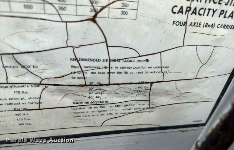 image for item DZ8496 1973 Bucyrus Erie 45C crane