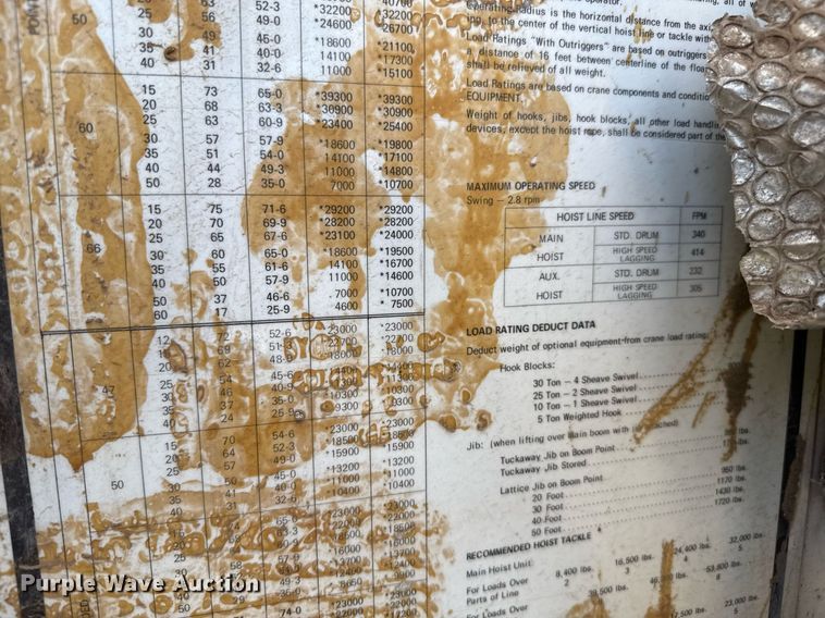 image for item DZ8496 1973 Bucyrus Erie 45C crane