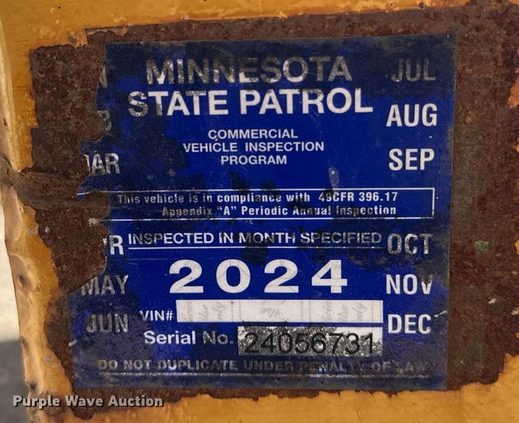 image for item EB2593 1988 Felling equipment trailer