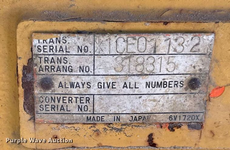 image for item EB2606 1986 Caterpillar D4H dozer