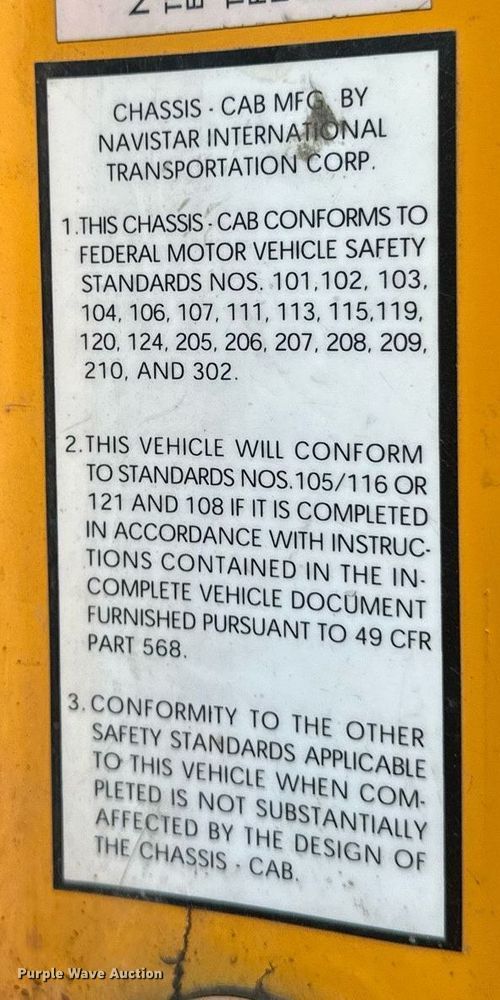 image for item EB2609 1999 International 4900 dump truck