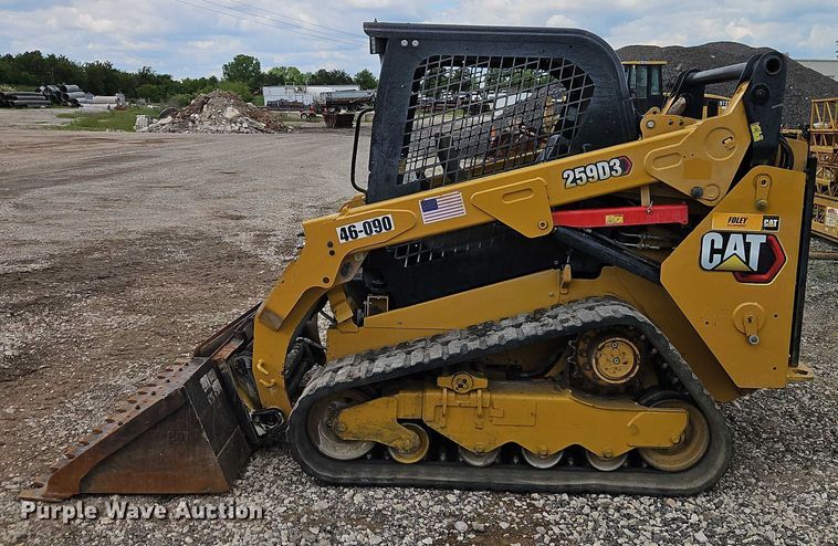 image for item EB8098 2019 Caterpillar 259D3 tracked skid steer loader
