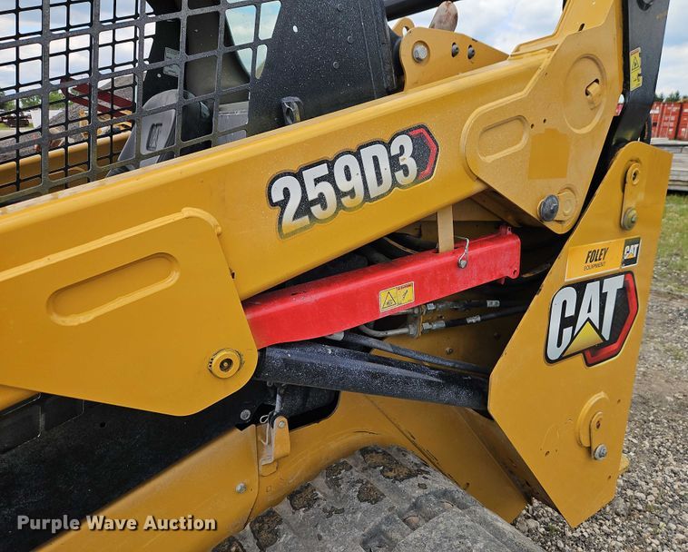 image for item EB8098 2019 Caterpillar 259D3 tracked skid steer loader
