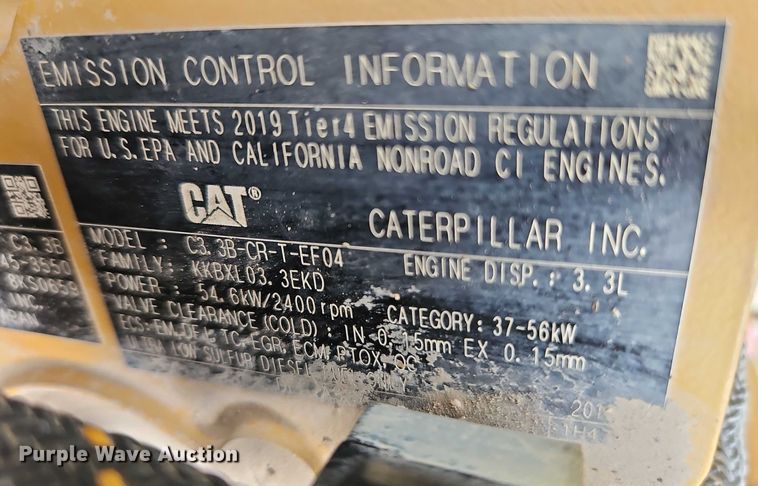 image for item EB8098 2019 Caterpillar 259D3 tracked skid steer loader