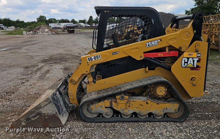 image for item EB8099 2020 Caterpillar 259D3 tracked skid steer loader