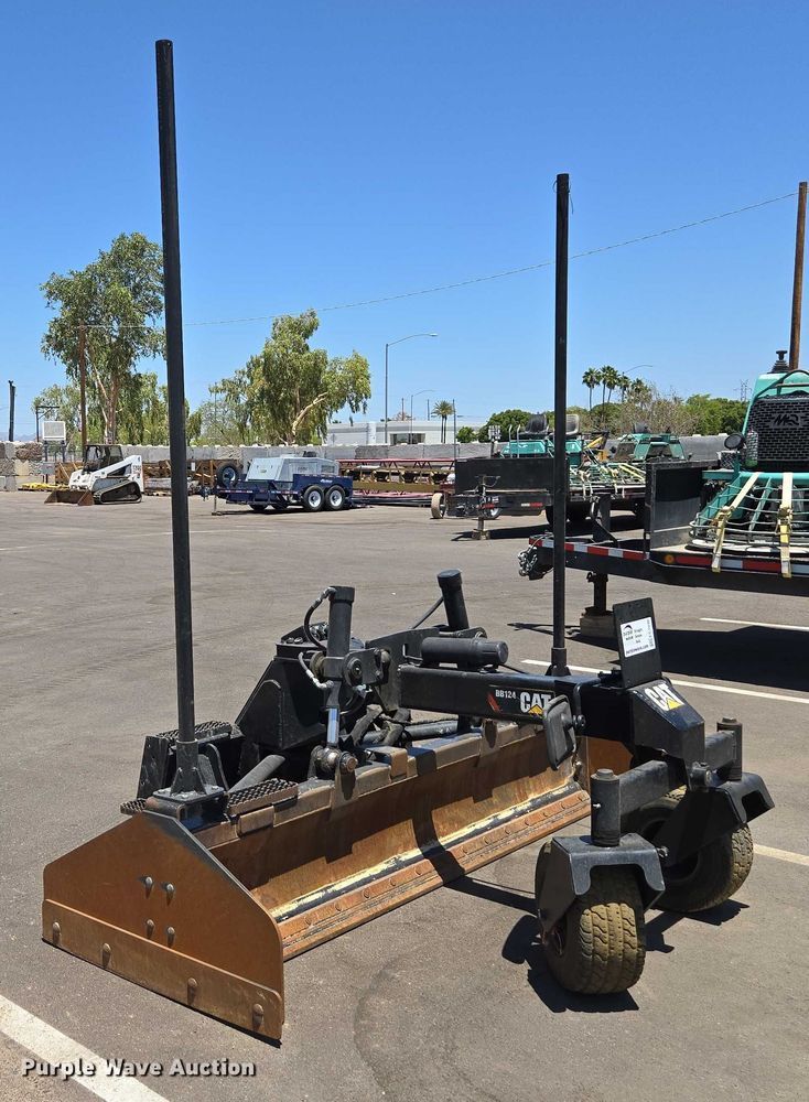 image for item EC1038 2018 Caterpillar BB124 skid steer box blade