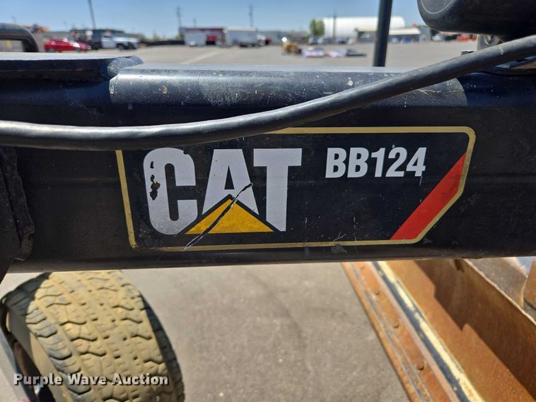 image for item EC1038 2018 Caterpillar BB124 skid steer box blade