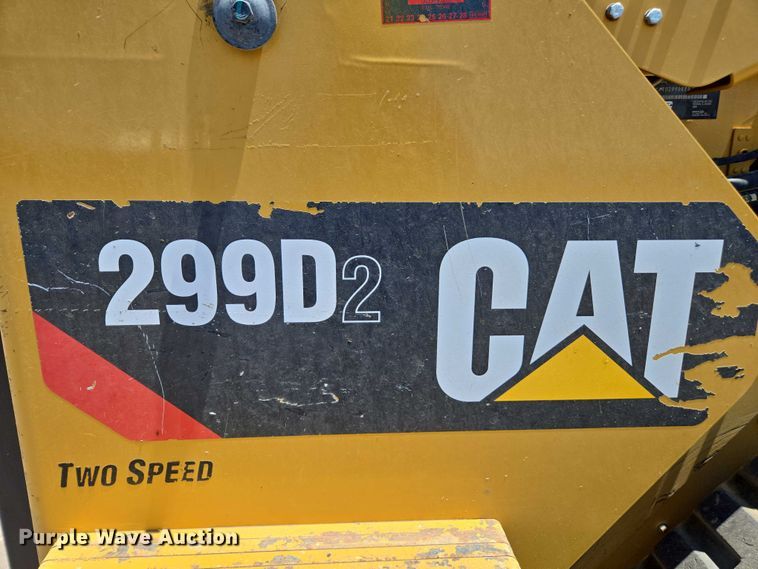 image for item EC1039 2018 Caterpillar 299D2 tracked skid steer loader