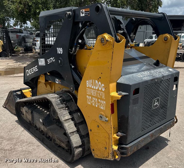 image for item EC3638 2020 John Deere 317G tracked skid steer loader