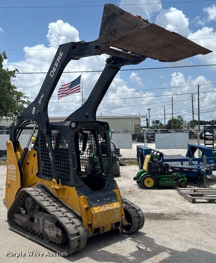 image for item EC3638 2020 John Deere 317G tracked skid steer loader