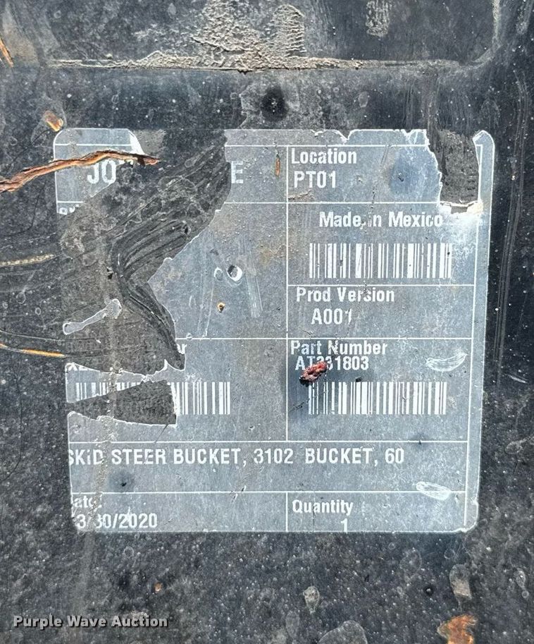 image for item EC3638 2020 John Deere 317G tracked skid steer loader