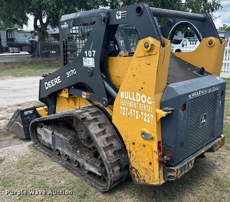 image for item EC3639 2019 John Deere 317G tracked skid steer loader