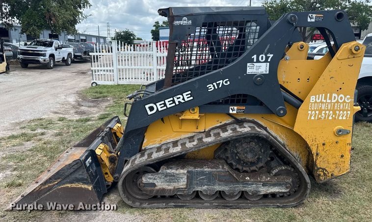 image for item EC3639 2019 John Deere 317G tracked skid steer loader