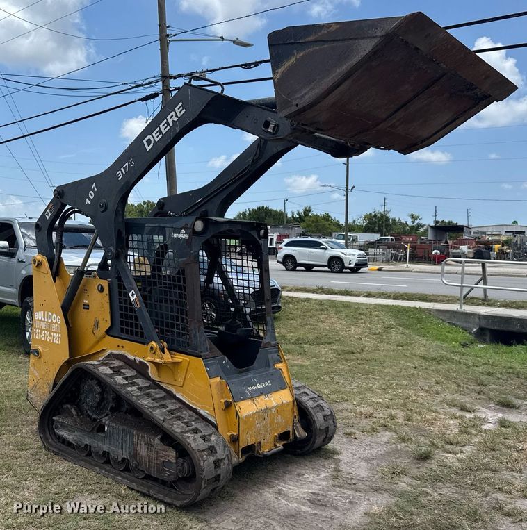 image for item EC3639 2019 John Deere 317G tracked skid steer loader